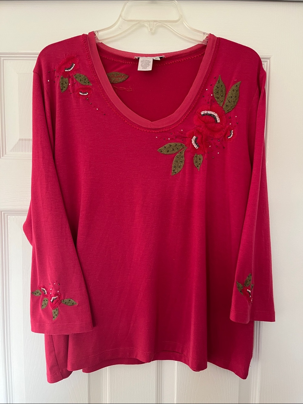 Vintage Embroidered Sequin Top by Coldwater Creek